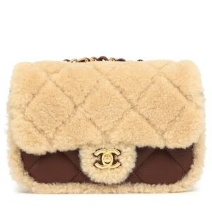 Chanel Shearling Mini Flap | NWT